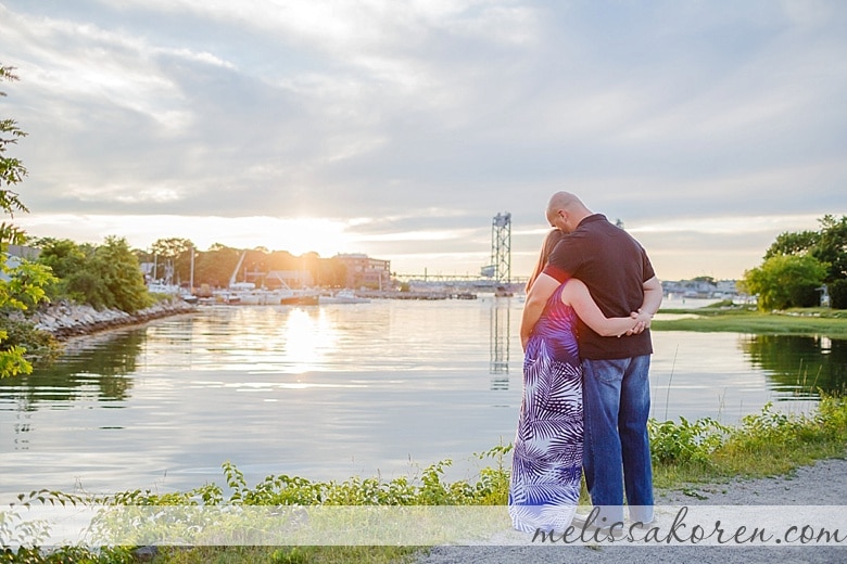 Sunset Portsmouth NH Engagement Pictures 07