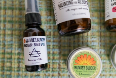 Personal Brand Photography for Wunder Budder - All natural balm and essential sprays made in Exeter, NH