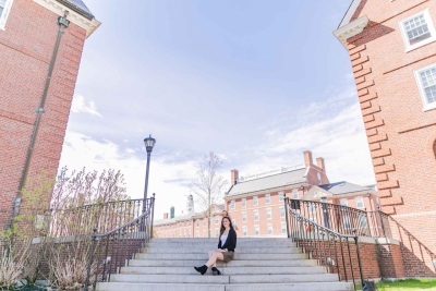 spring photos of the graduating class of philips exeter academy - exeter nh senior graduation photographer