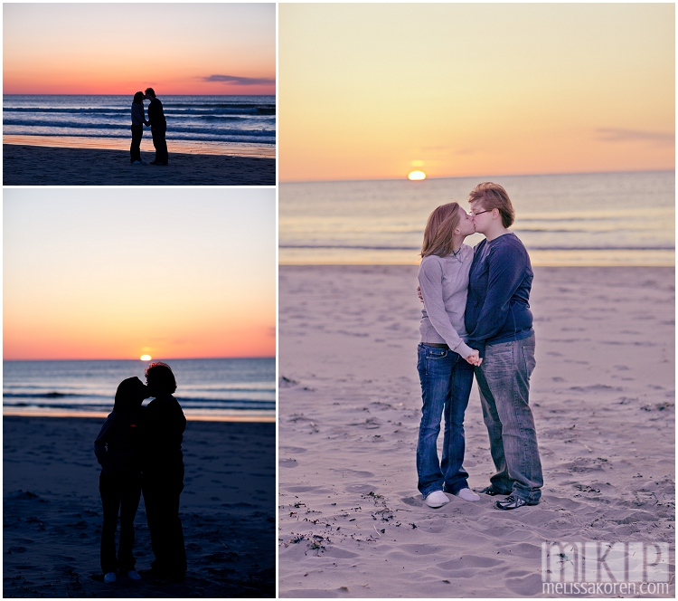 same-sex sunrise engagement shoot ogunquit ME  (2)