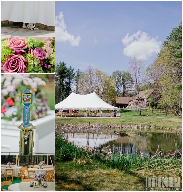 southern NH backyard tented wedding (3)