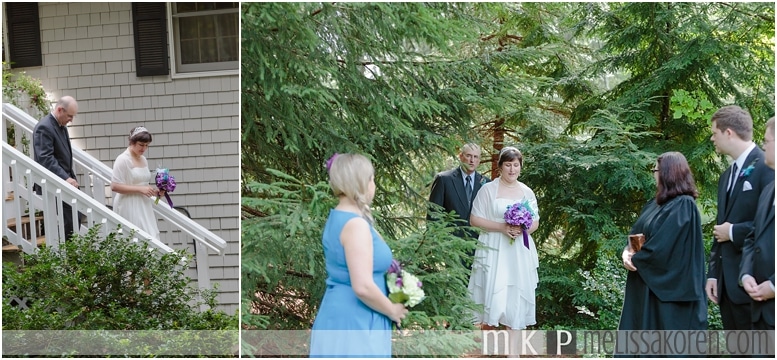 NH Lakes Region Garden Wedding