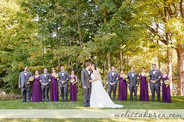 purple and yellow fall barn wedding NH 0031