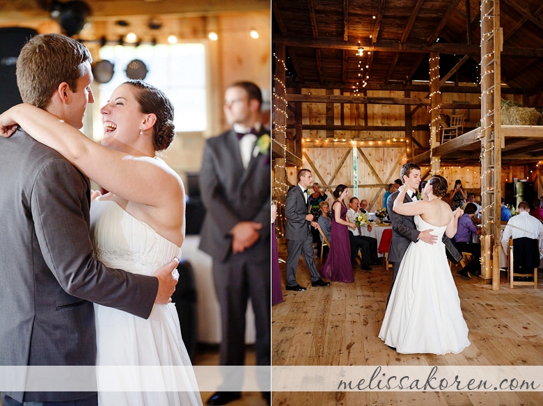 purple and yellow fall barn wedding NH 0045