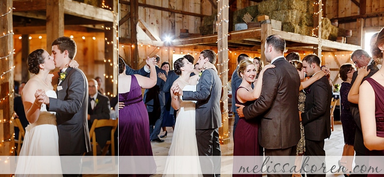 purple and yellow fall barn wedding NH 0046