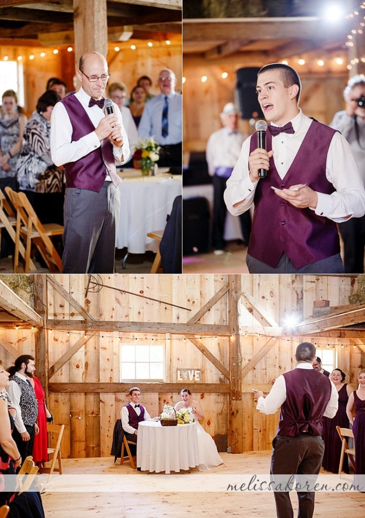 purple and yellow fall barn wedding NH 0050