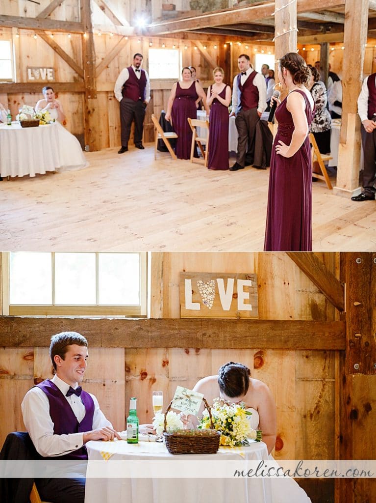 purple and yellow fall barn wedding NH 0051