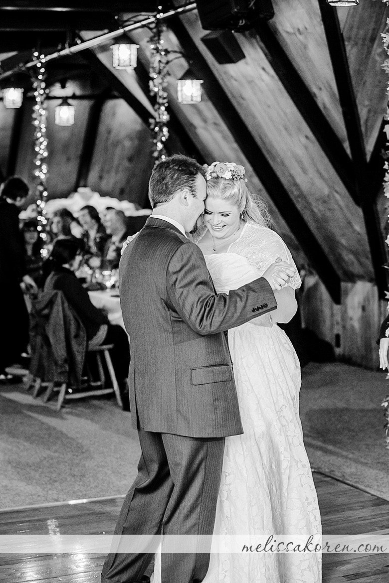 Pat's Peak Rustic Fall Wedding Melissa Koren Photography first dance