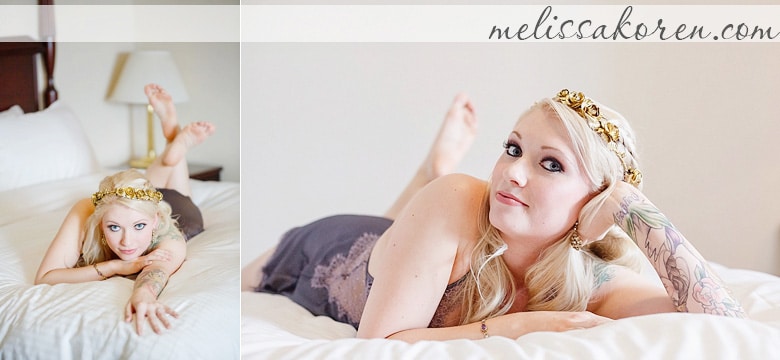 Wedding Day Boudoir Shoot - Mountain View Grand, NH