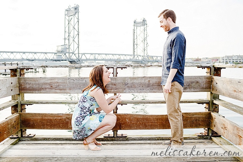 Portsmouth NH Garden Engagement Photography 0003