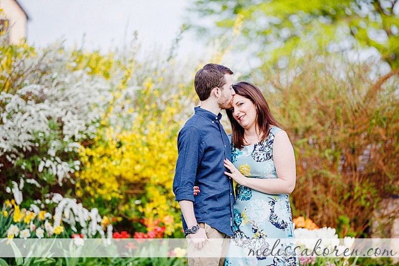 Portsmouth NH Garden Engagement Photography 0007