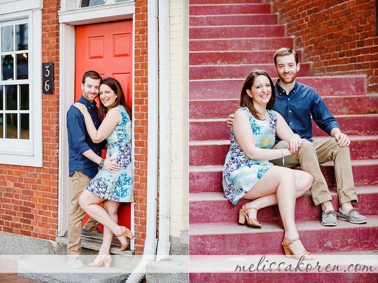 Portsmouth NH Garden Engagement Photography 0009
