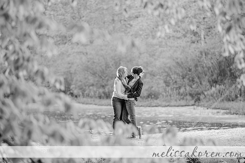exeter nh wooded same sex engagement session 0013