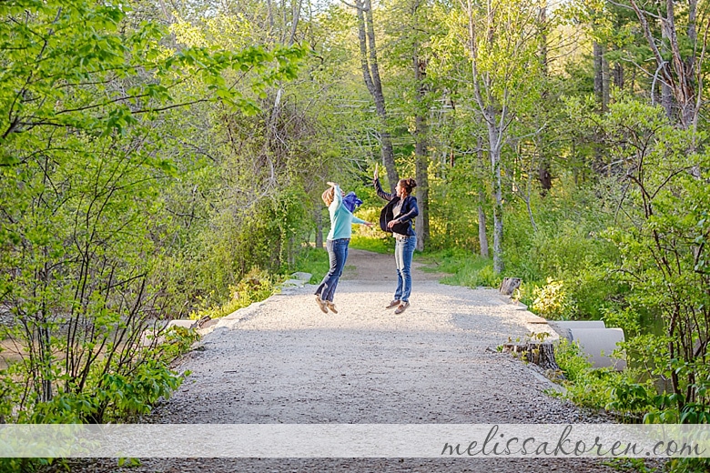 exeter nh wooded same sex engagement session 0014