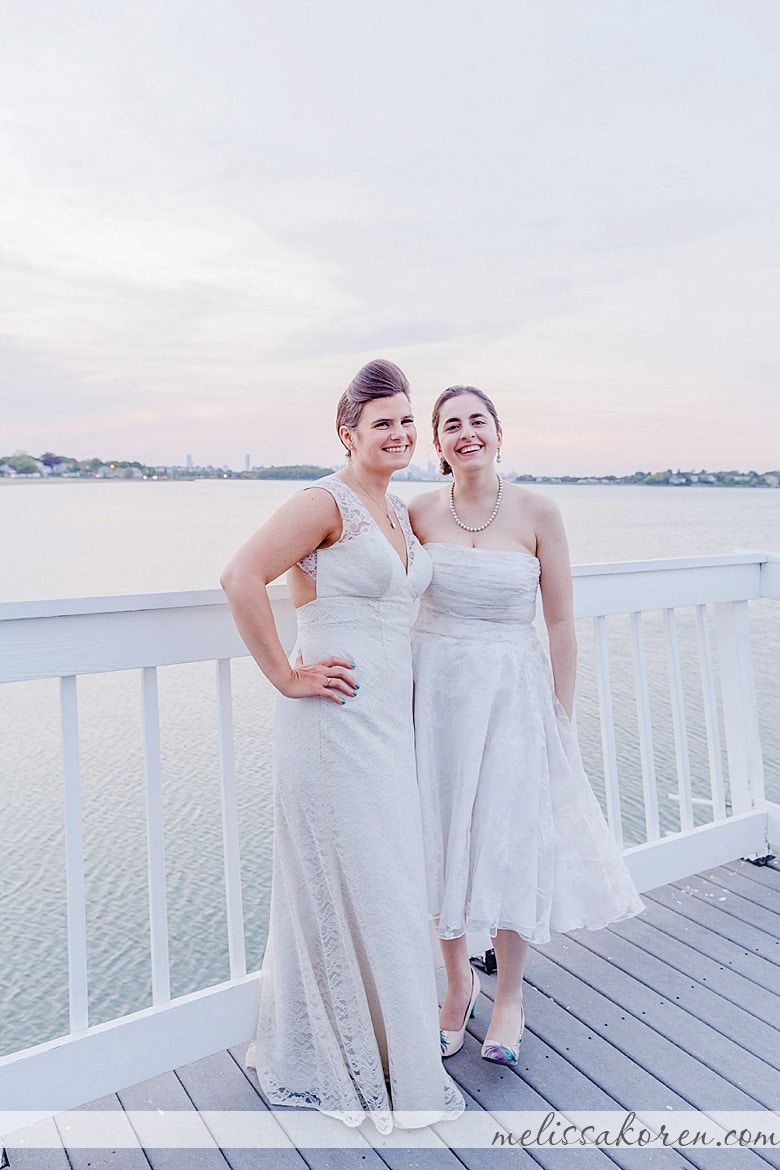 Squantum Yacht Club Memorial Day Weekend LGBT Wedding