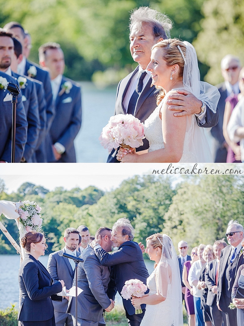 Wedding Ceremony on the Lake, Laconia NH