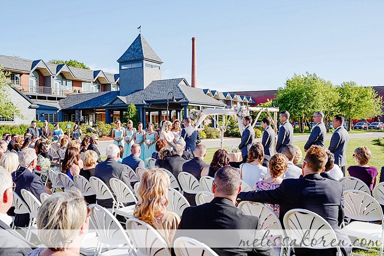 Wedding Ceremony on the Lake, Laconia NH