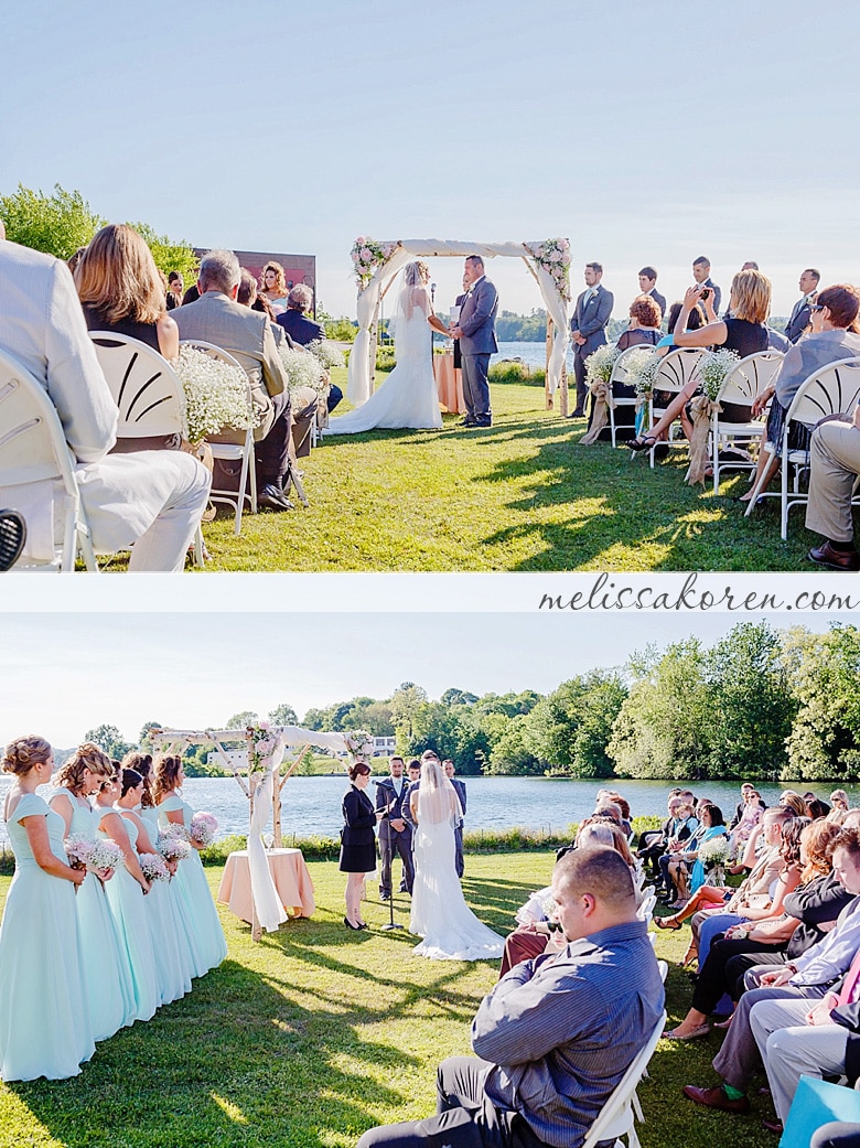 Wedding Ceremony on the Lake, Laconia NH