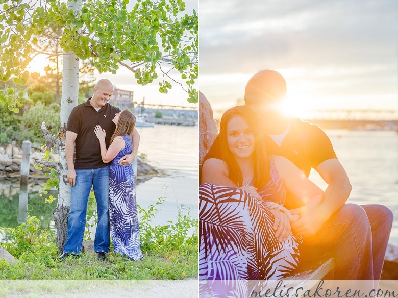 Sunset Portsmouth NH Engagement Pictures 08