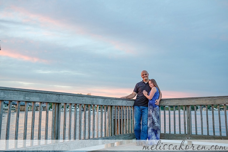 Sunset Portsmouth NH Engagement Pictures 11
