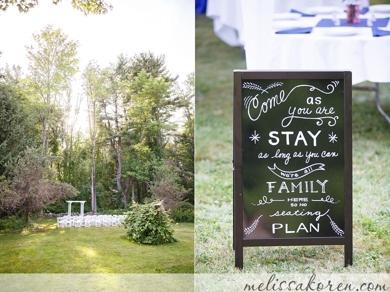 NH Backyard Wedding