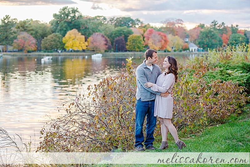 Exeter NH Fall Sunset Engagement Session 03