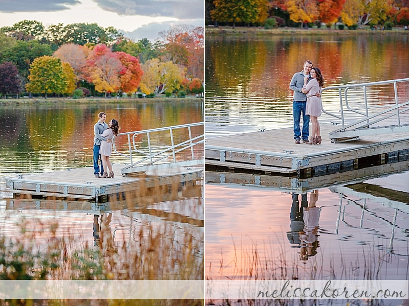 Exeter NH Fall Sunset Engagement Session 06
