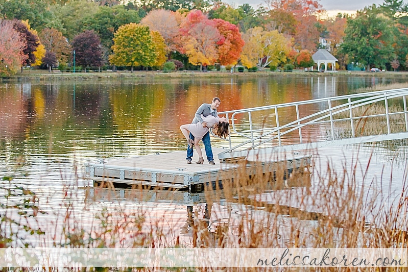 Exeter NH Fall Sunset Engagement Session 07