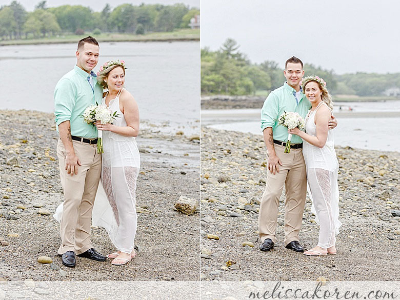 NH Spring Oceanside Wedding 