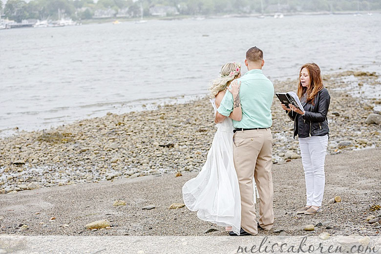 NH Spring Oceanside Wedding 