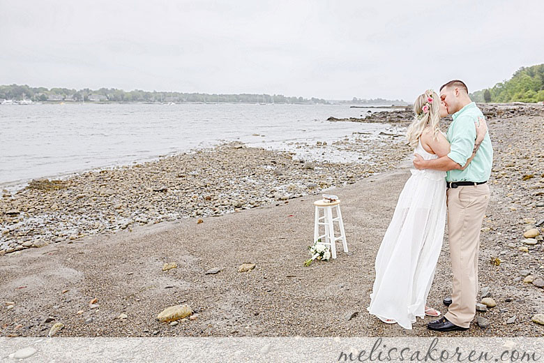 NH Spring Oceanside Wedding 