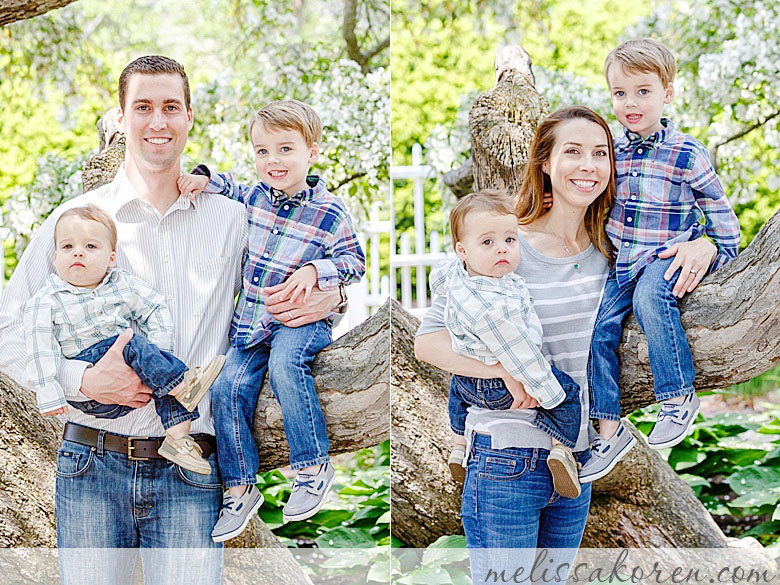 Prescott Park Spring Family Photos