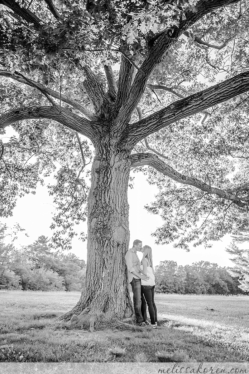Sunset Engagement Session at Maudslay State Park