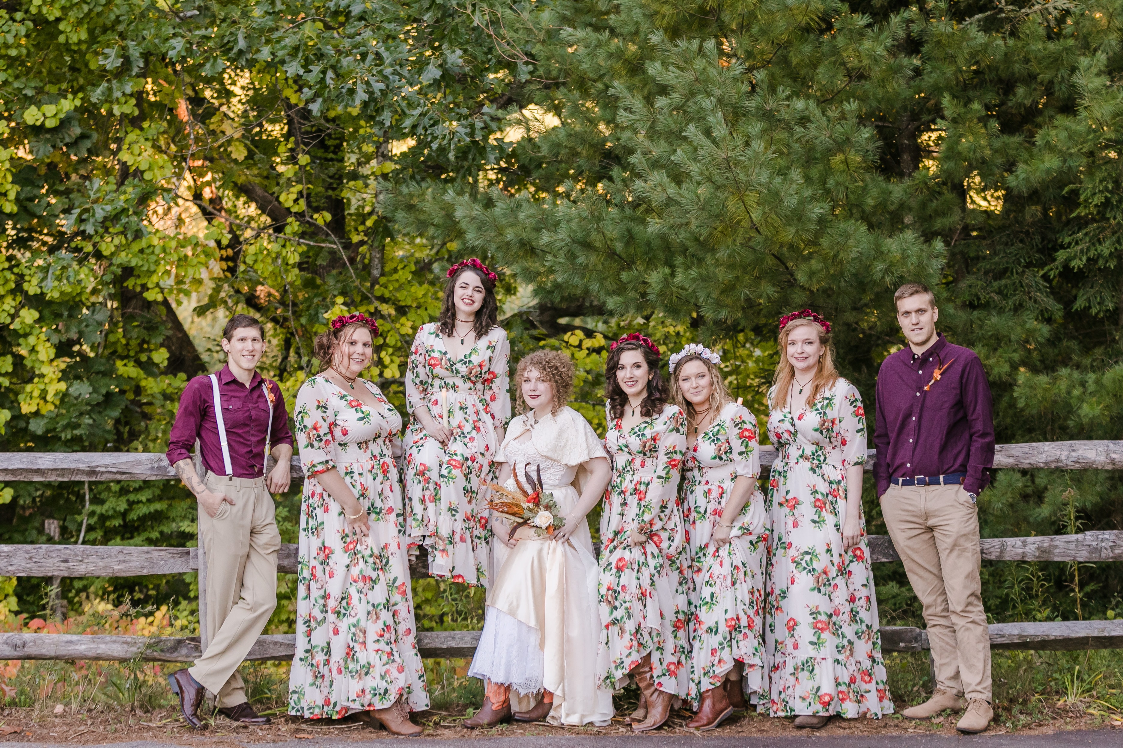 NH Fall Offbeat Bride Wedding