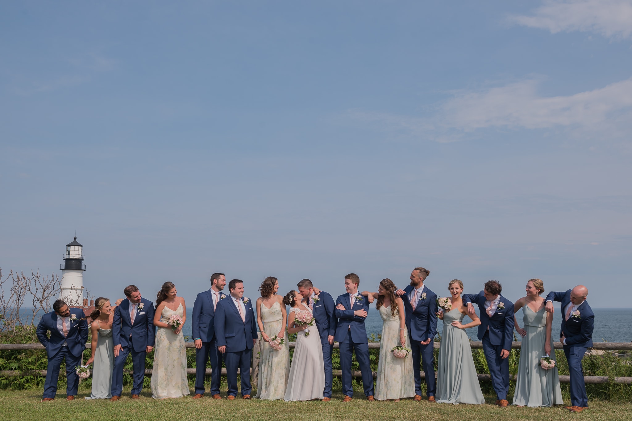 Maine Wedding - Portland Head Light Fort Williams Park Wedding Ceremony