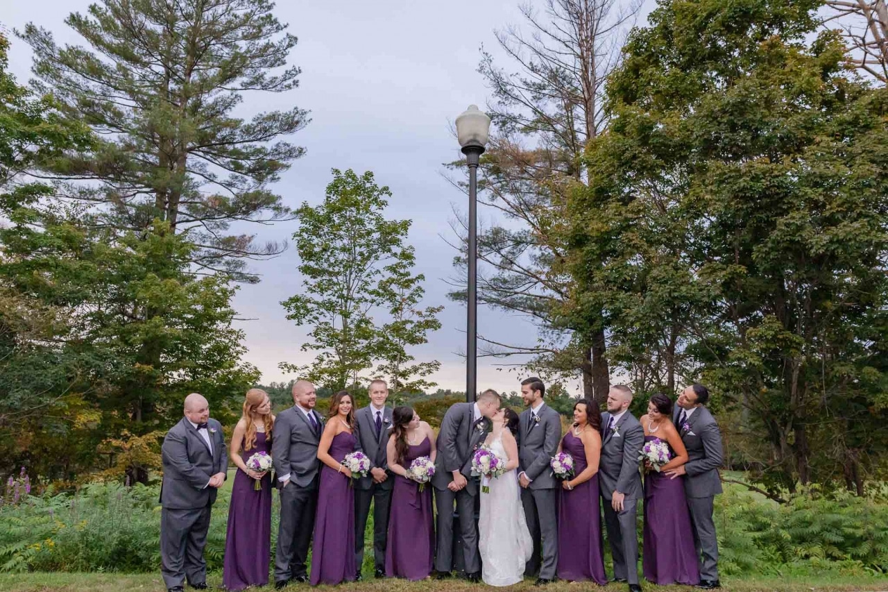 Brookstone Park NH Fall Wedding