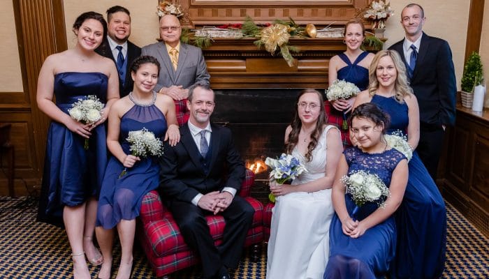 Winter Exeter Inn Wedding