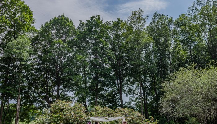 Exeter NH Backyard Tented Wedding