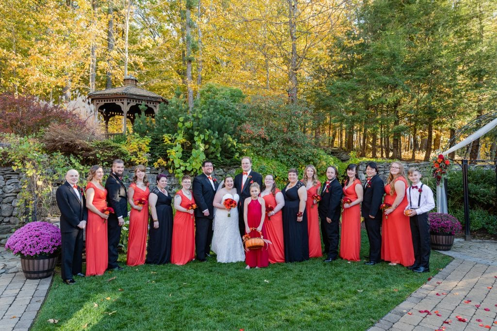 Granite Rose Fall NH Wedding