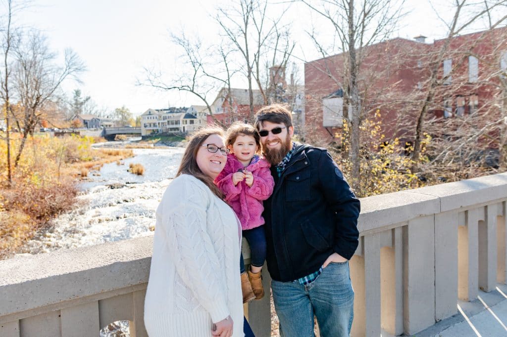 Exeter NH Founders Park Family Photos