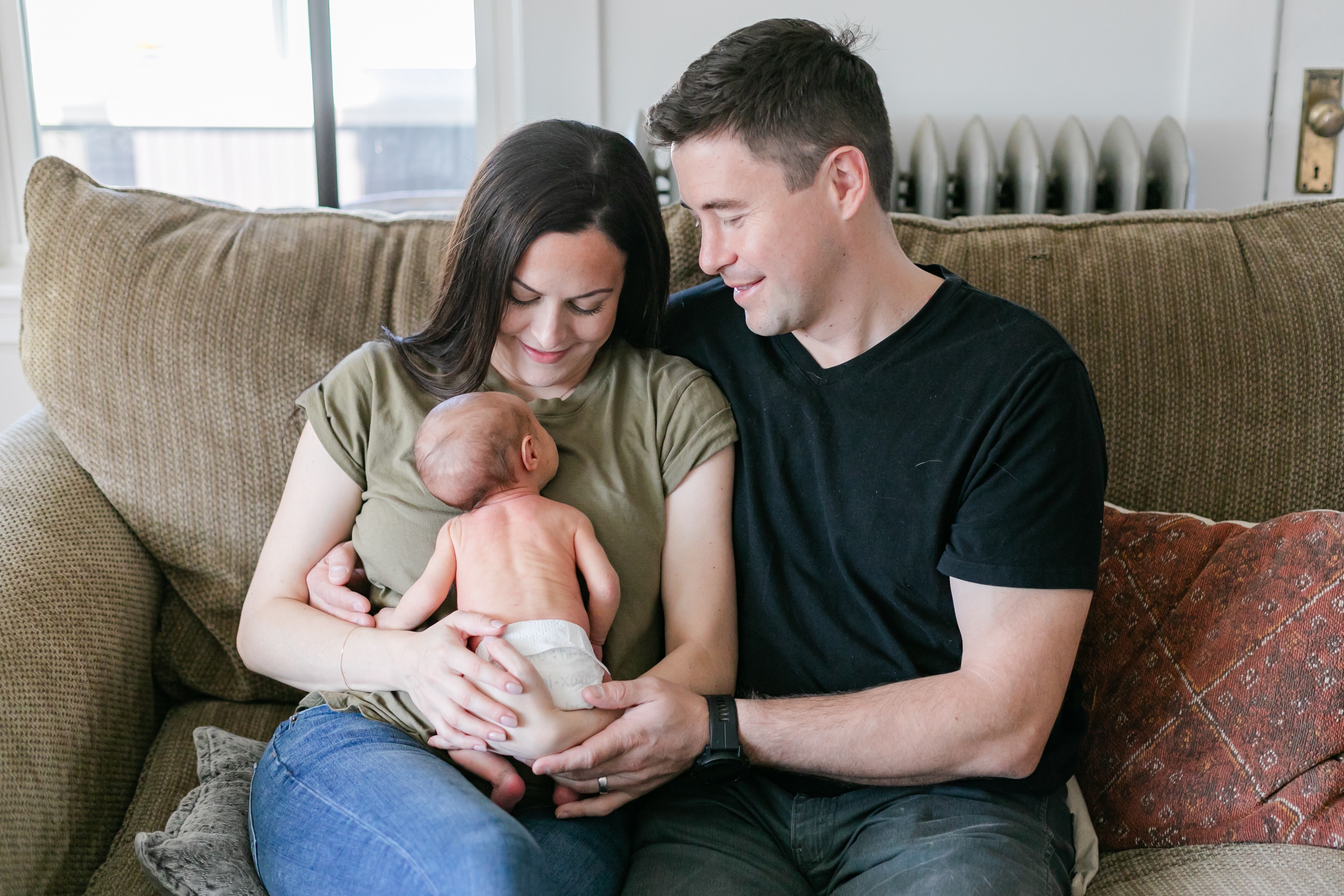 Massachusetts Family Newborn Photos