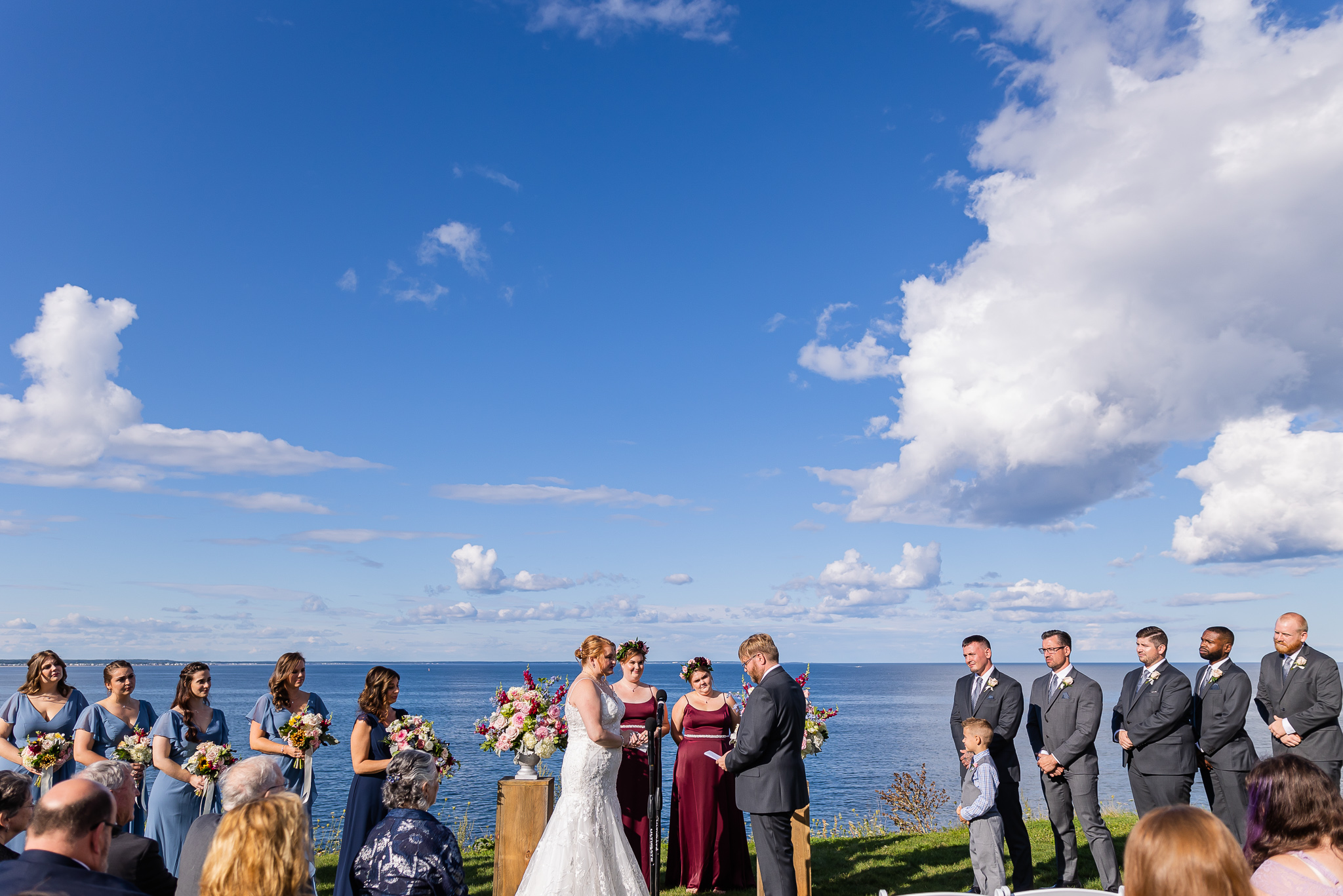 Summer Cliff House Wedding