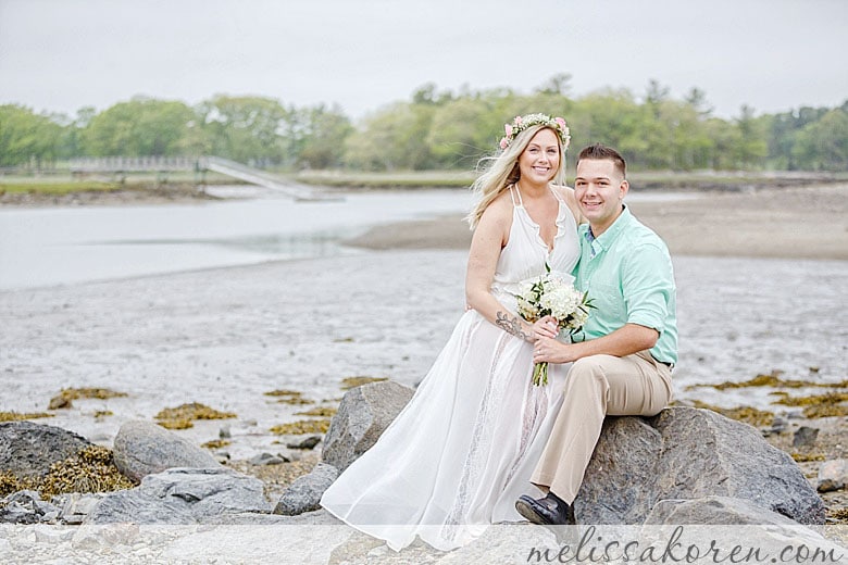 Rye, New Hampshire elopement at Odiorne Point State Park
