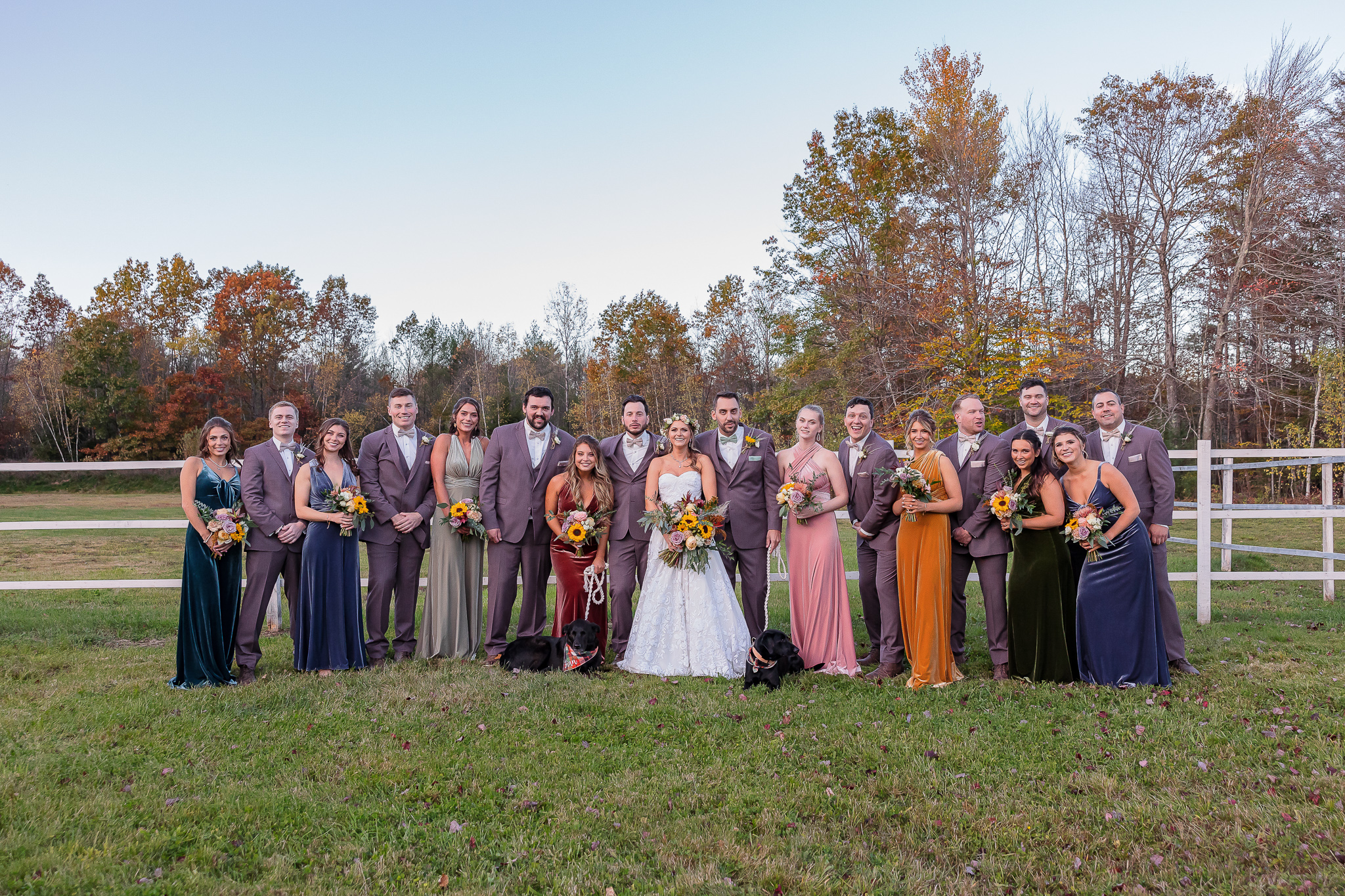 Bull Meadow Barn Fall Wedding