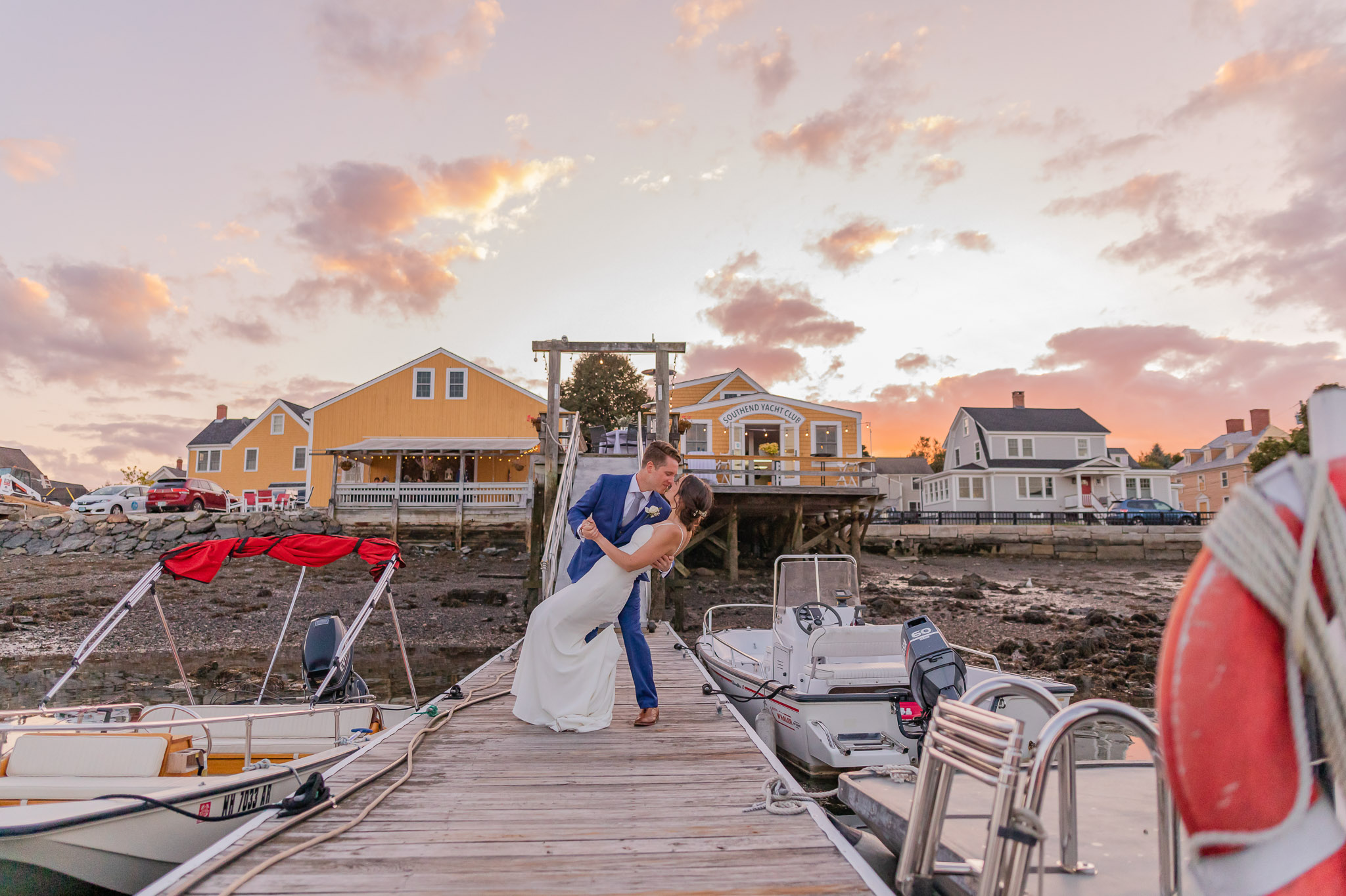Southend Yacht Club small wedding venue in New Hampshire