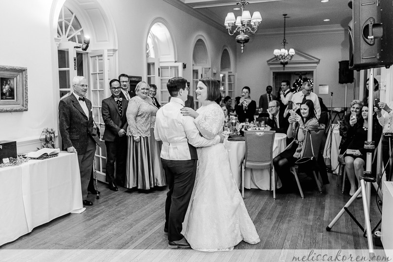 LGBTQ intimate wedding reception at the Exeter Inn.